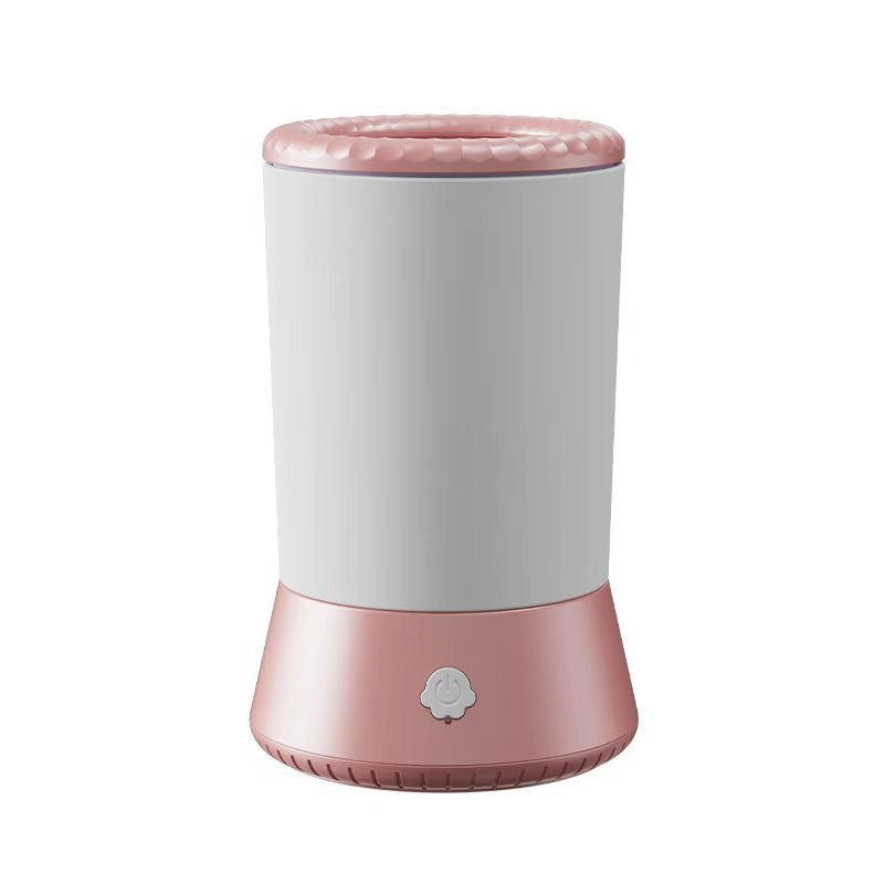 Pink & White Portable Dog Paw Cleaner Cup | Gentle Silicone Foot Washer | Muddy Paws
