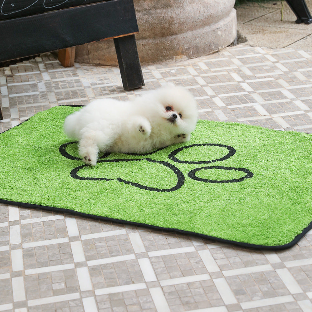 2-Pack Artificial Grass Pet Mat | Soft Fast-Drying Non-Slip Sleeping Pad | Dog & Cat 60x90cm