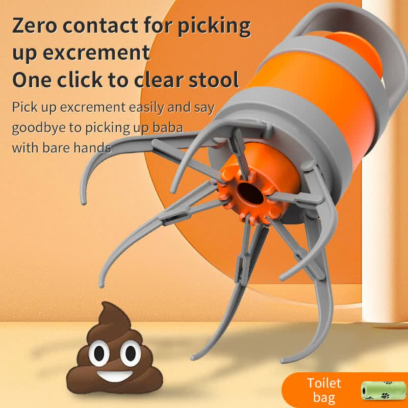 Portable Compact Pet Waste Scooper | Hygienic Poop Picker | Dogs & Cats