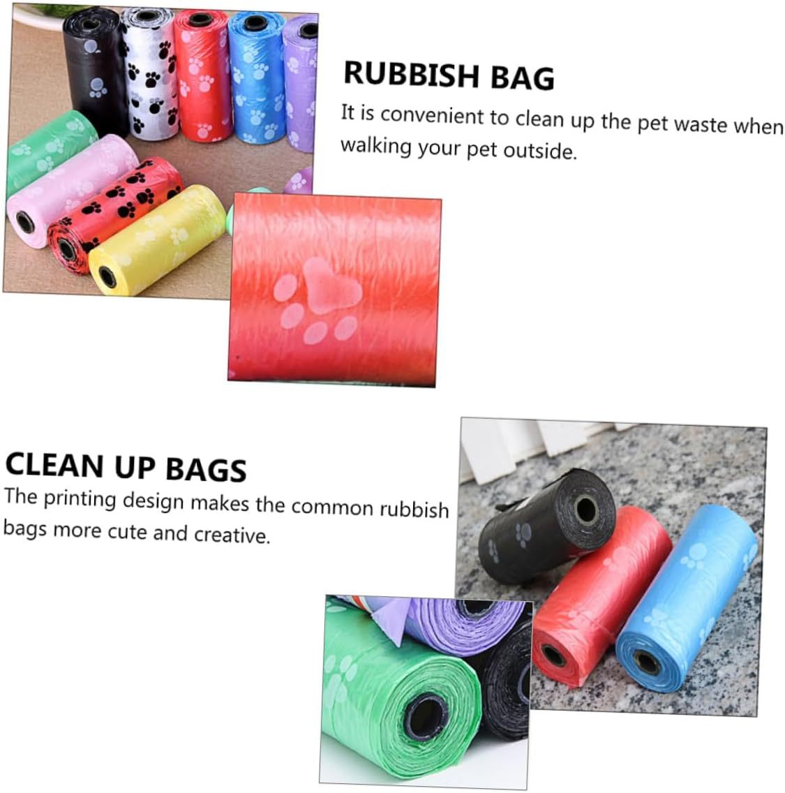 300-Count Biodegradable Dog Poop Bags | Bone Dispenser Included | Leak-Proof | Bulk Pack