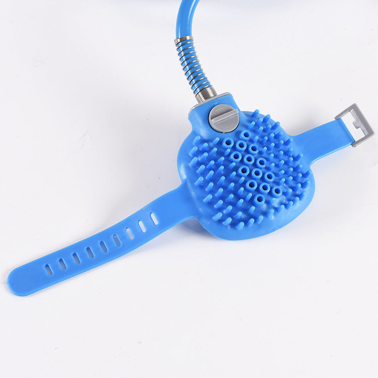 2-in-1 Pet Bathing Tool with Faucet Adapter | 2.2m Long Reach | Silicone Massage Shower Sprayer