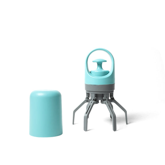 Blue Foldable 6-Claw Dog Poop Scooper