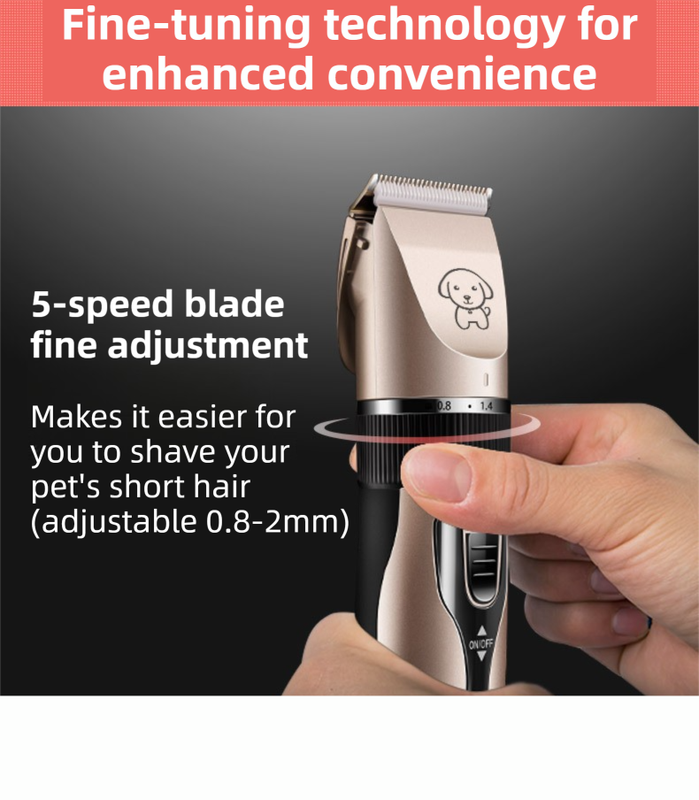 Gold K5 Professional Pet Grooming Clipper | Low Noise | Dog & Cat