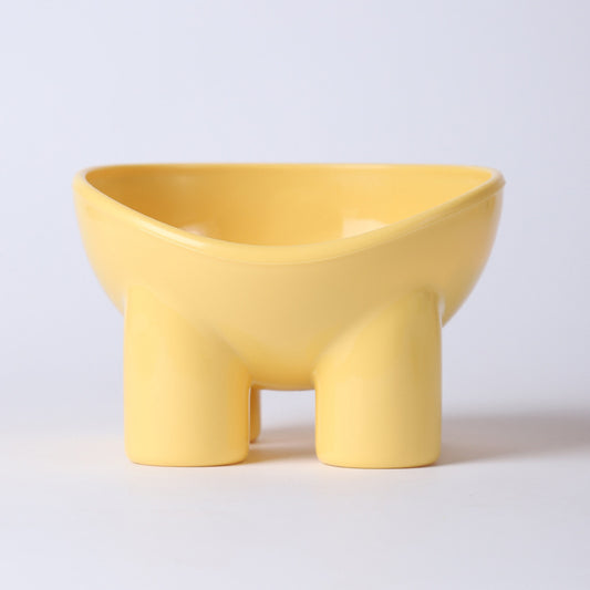 Macaron Elevated Pet Bowls | 2-Pack Yellow