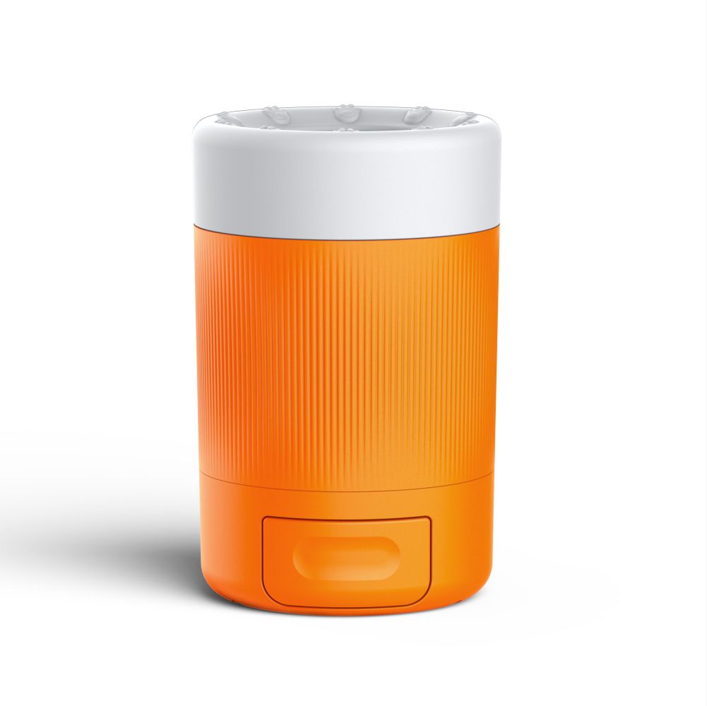 Orange Pet Paw Cleaner Cup | Portable Foot Washer with Silicone Bristles | Small to Medium Dogs & Cats