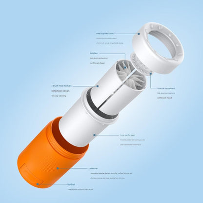 Orange Pet Paw Cleaner Cup