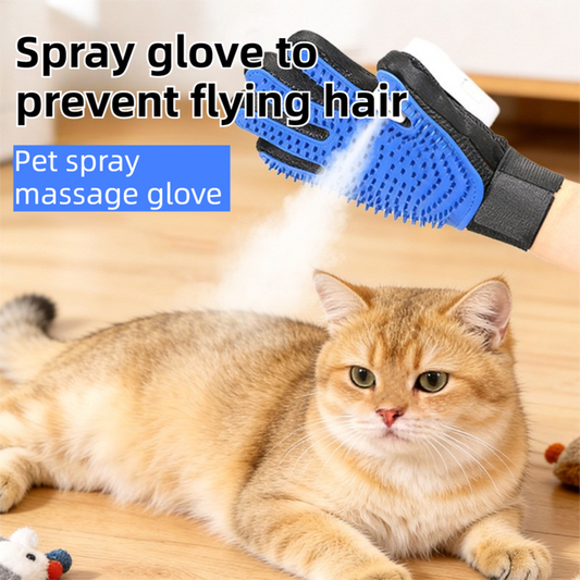 2-Pack Pet Grooming Spray Glove | Dog & Cat | Massage (2)