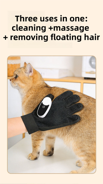 2-Pack Pet Grooming Spray Glove | Dog & Cat