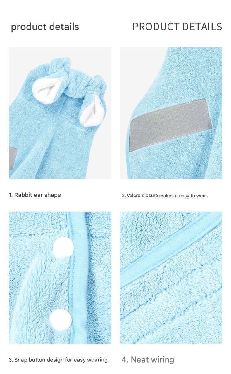 Pink XL Pet Drying Robe with Hood | Quick-Dry Microfibre | Dog & Cat