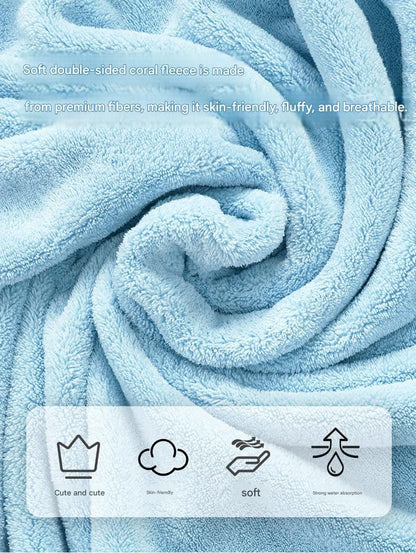 Yellow XL Pet Drying Robe with Hood | Quick-Dry Microfibre | Dog & Cat