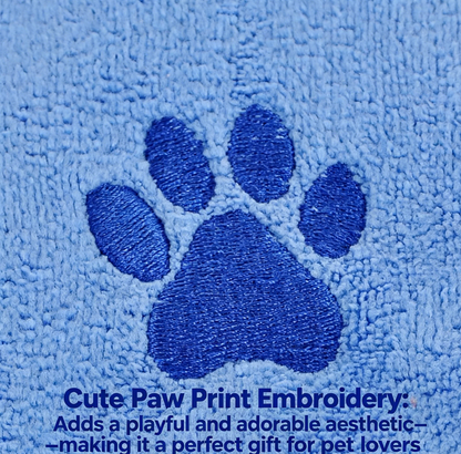 Grey Large Pet Drying Towel 70x140cm | Dogs & Cats