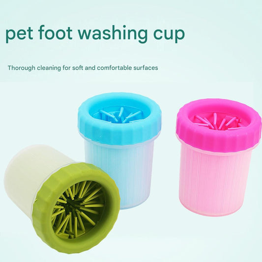 Pink Portable Pet Paw Cleaner Cup | Dogs & Cats