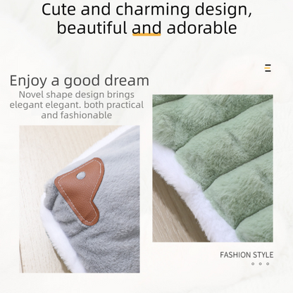 Grey L size Luxury Plush Pet Sleeping Mat