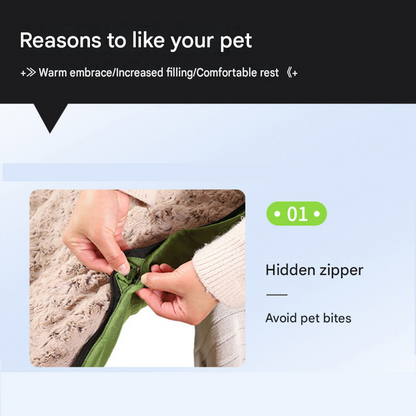 Khaki M size Portable Foldable Pet Bed Mat