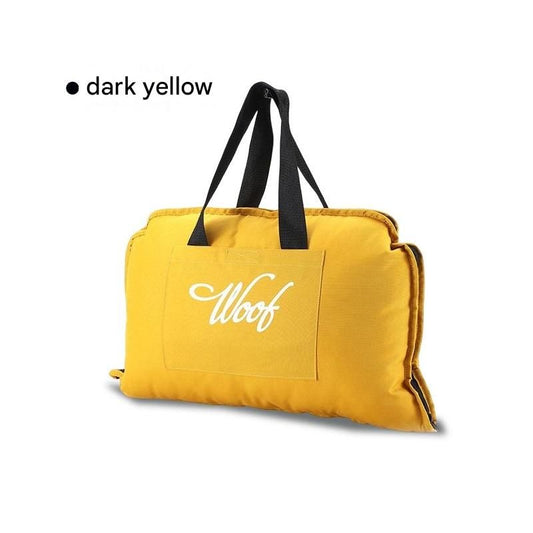 Dark yellow M size Portable Foldable Pet Bed Mat