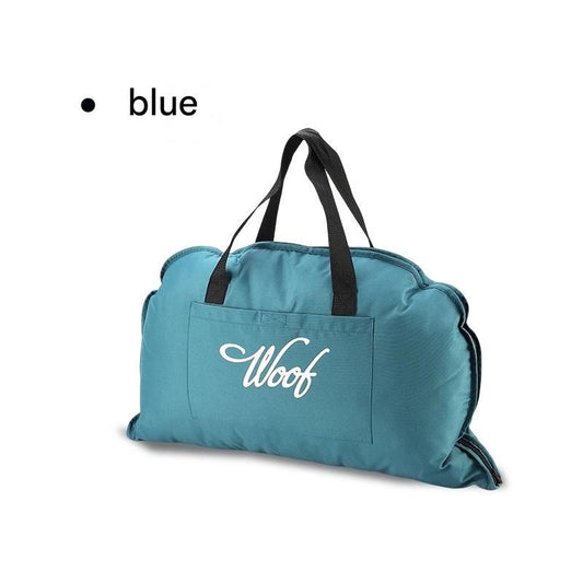 Blue M size Portable Foldable Pet Bed Mat