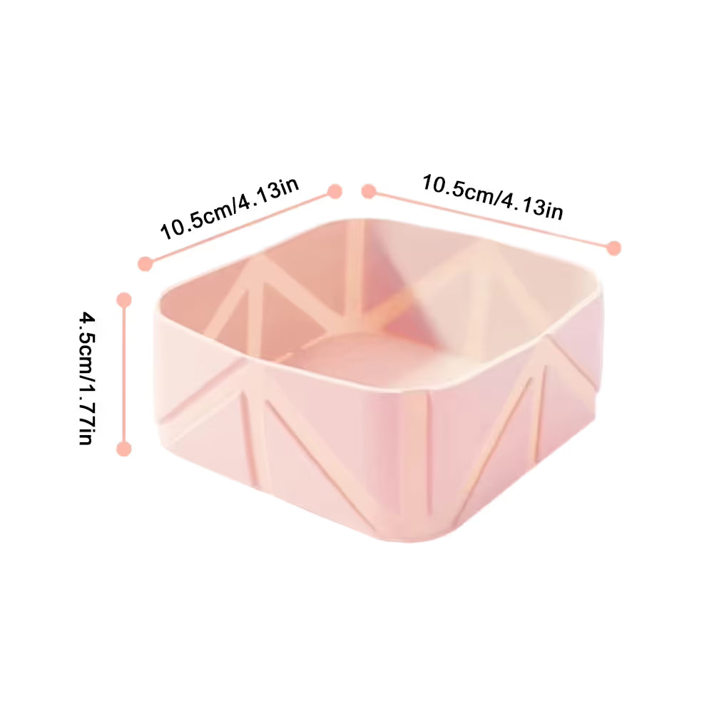 2-Pack Purple Portable Silicone Pet Travel Bowl - Foldable Outdoor Water & Food Dish for Dogs & Cats - Eco-Friendly, Lightweight & Durable with Aluminum Carabiner for Walking, Hiking & Camping