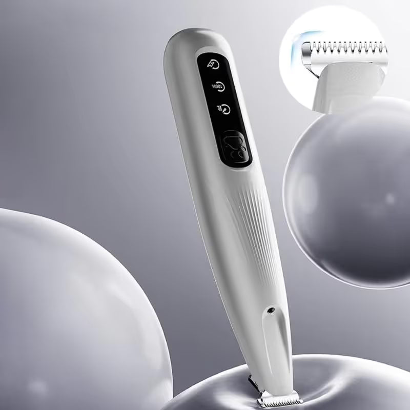 2-in-1 Pet Nail Clipper & Paw Trimmer Set | USB Rechargeable LED Display | Dog & Cat