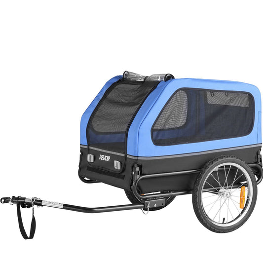 Dog Bike Trailer | 40KG Capacity | Pet Cart Bicycle Carrier with Leash